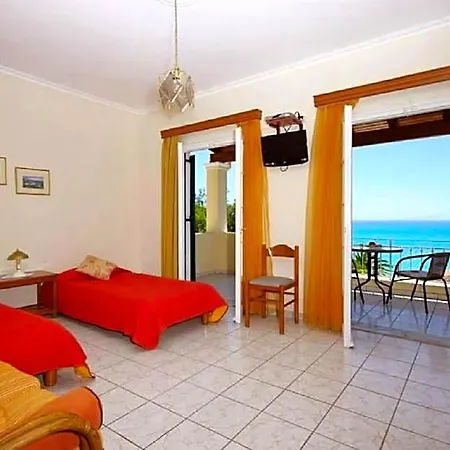 Szálloda Natalia B With Panoramic Sea Views Of Agios Gordios Bay