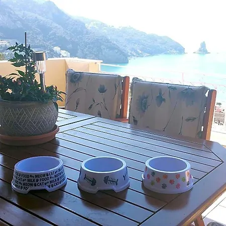 Natalia B With Panoramic Sea Views Of Agios Gordios Bay