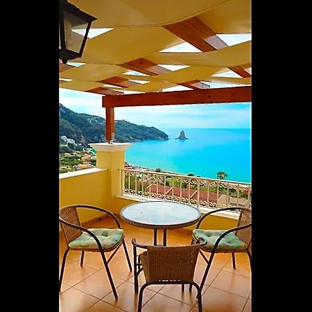 Natalia B With Panoramic Sea Views Of Agios Gordios Bay